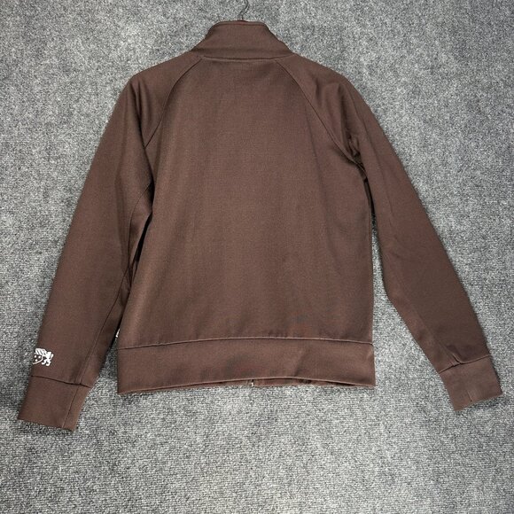 Vintage Blue Marlin SweatShirt Mens Medium Brown Full Zip Pockets Cotton Poly - Picture 9 of 10